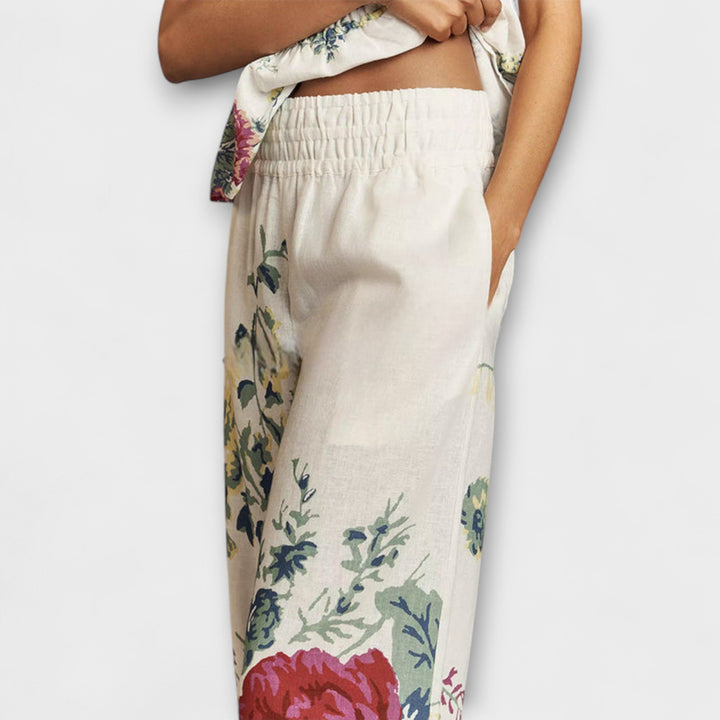 Indigo | Sommer Blumenmuster Set