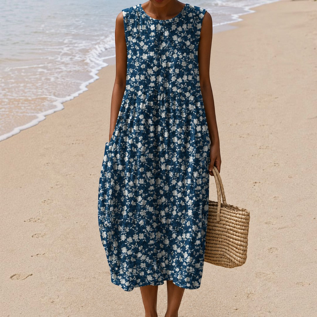 Leah | Lockeres Midikleid für Damen