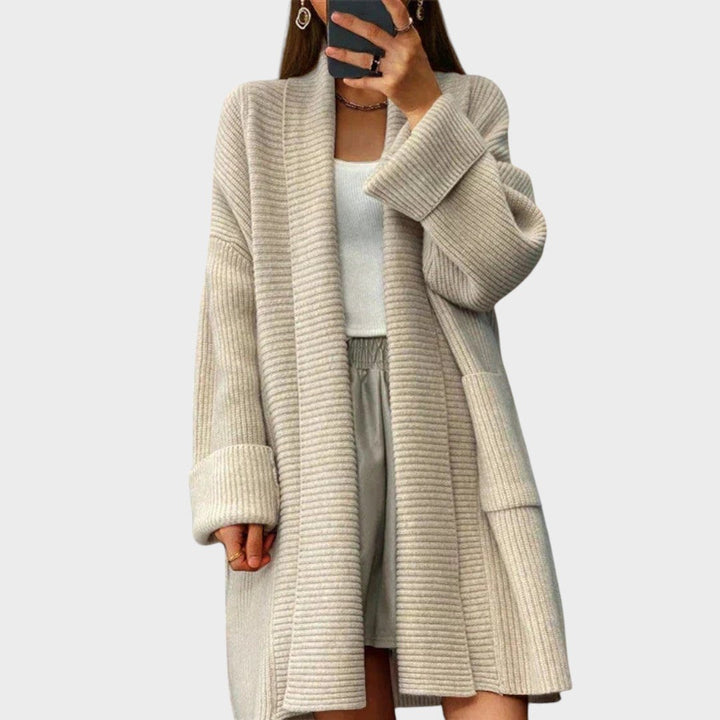Elsa | Langer Strickcardigan