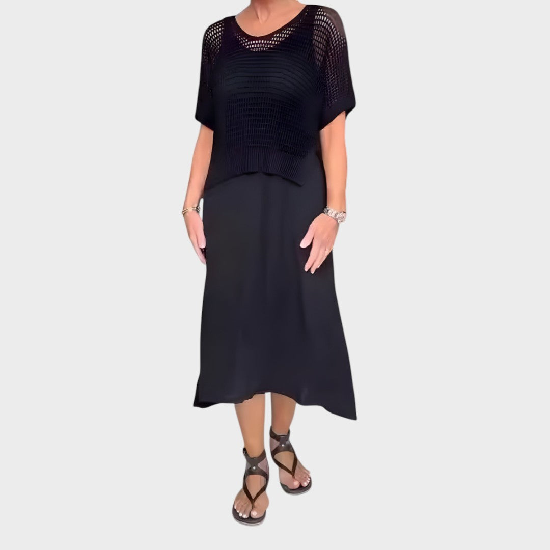 Liza | Kleid mit Strickoberteil