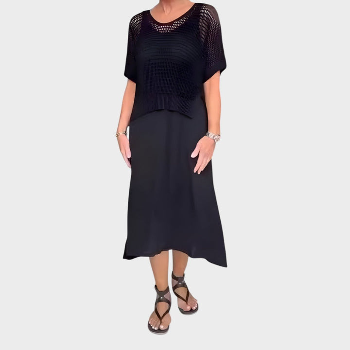 Liza | Kleid mit Strickoberteil