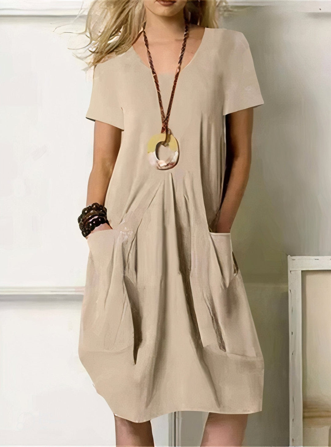 Oriane | Fluid Casual Maxi-Kleid