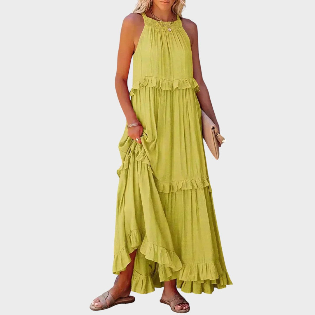 Landry | Ärmelloses Kleid mit Rüschendetails