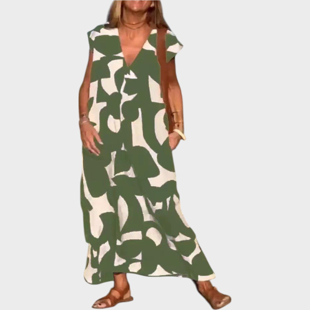 Mebelle | V-Ausschnitt Kleid