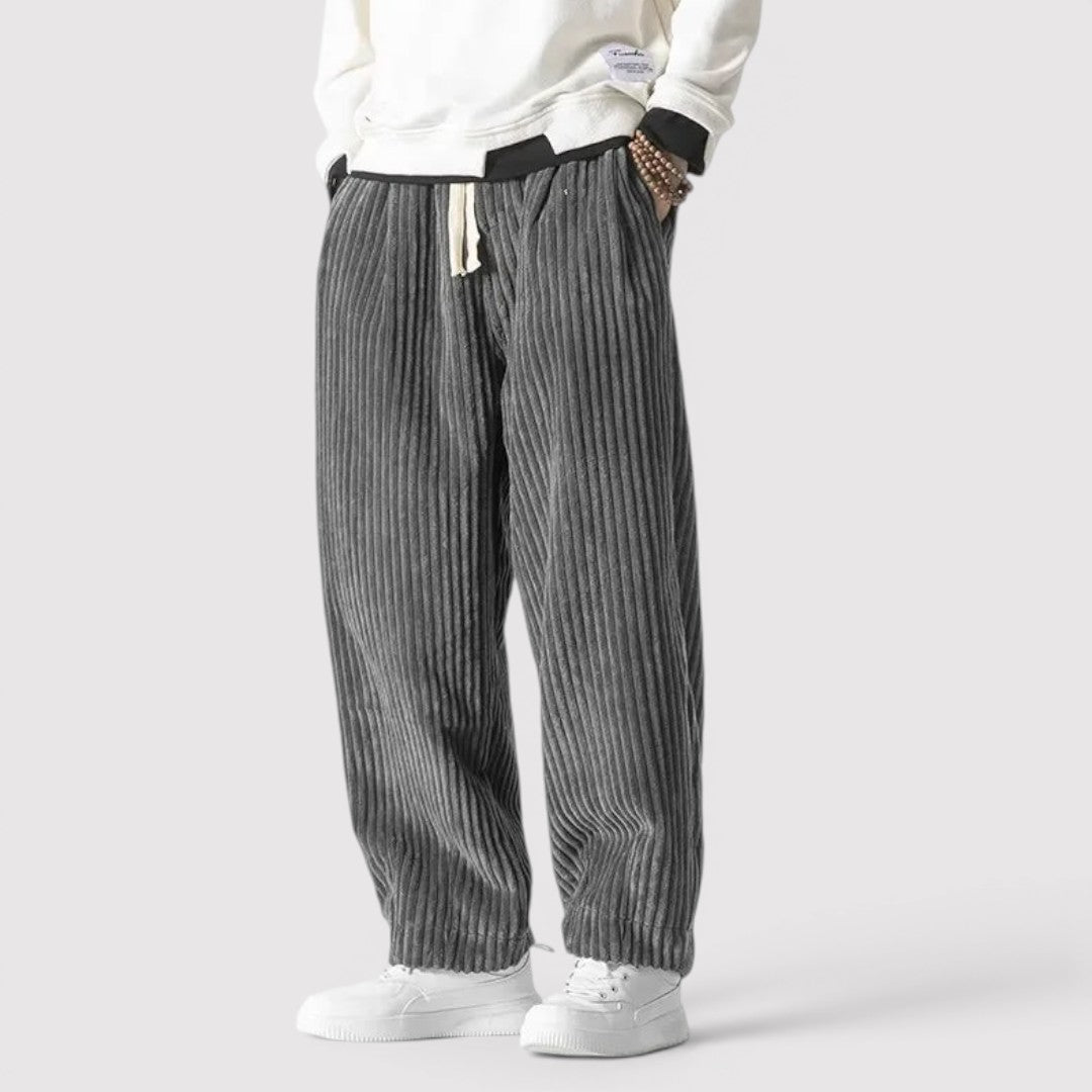 Marco™ | Weite-Hose mit gerippter Textur