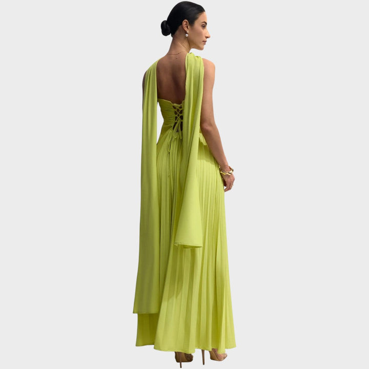 Rosalía | Strapless Faltenkleid