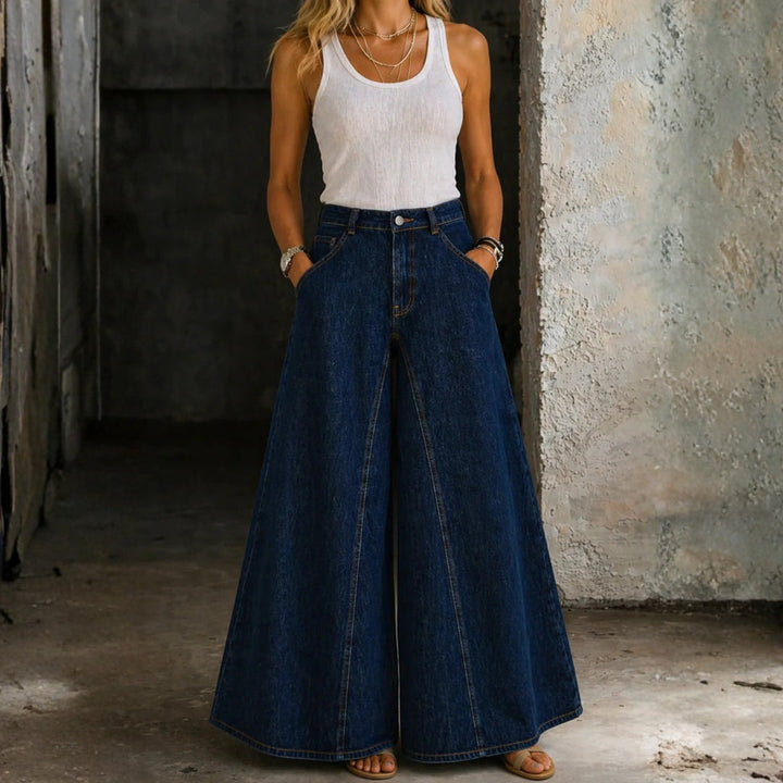 Elfriede - Hochgeschnittene Jeans