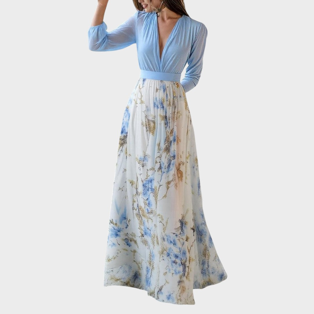 Helena | Maxikleid mit einem atemberaubenden Blumenmuster