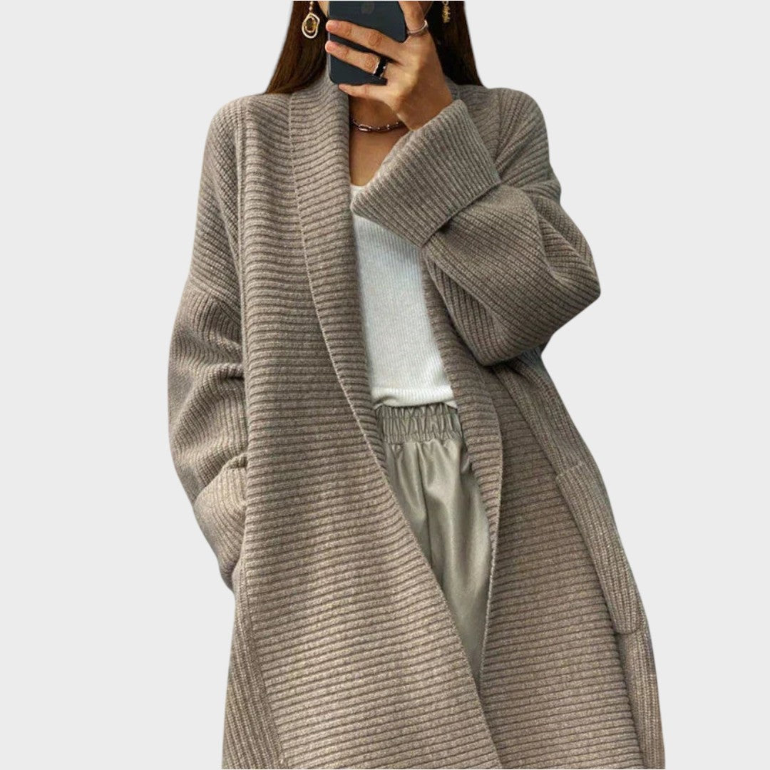 Elsa | Langer Strickcardigan