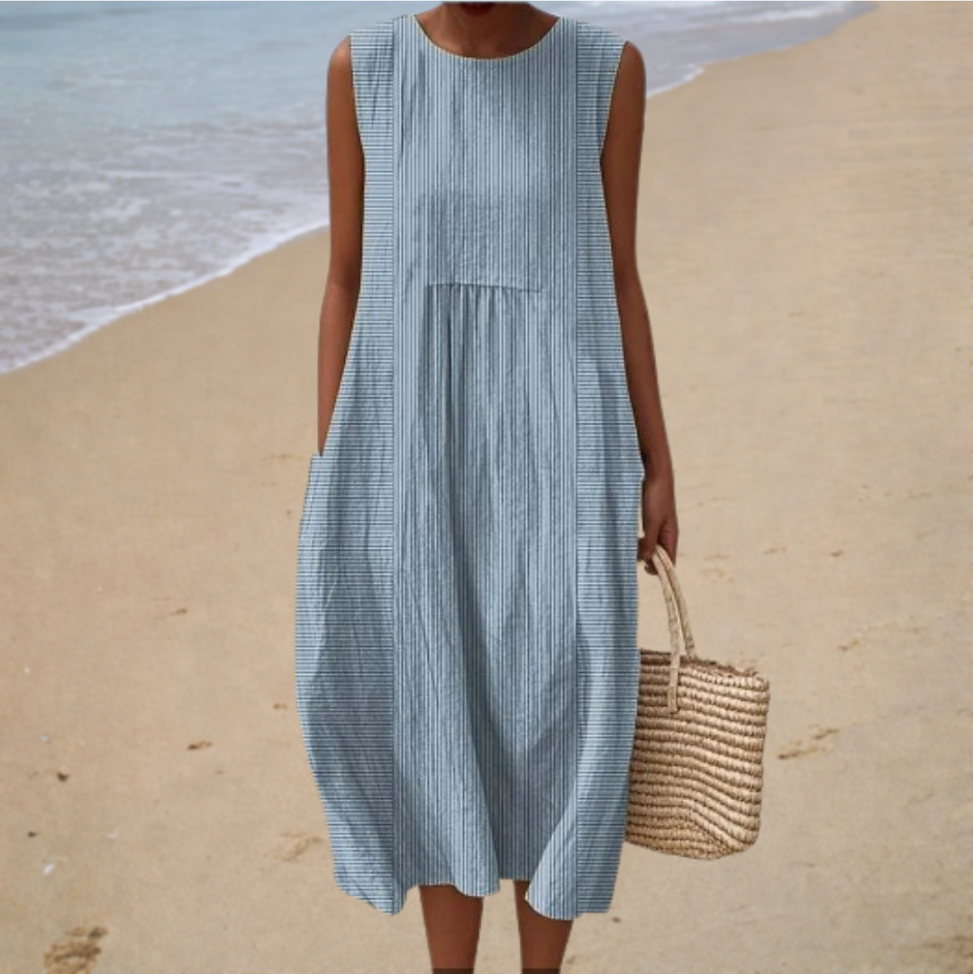 Elfriede | Leichtes ärmelloses Sommerkleid