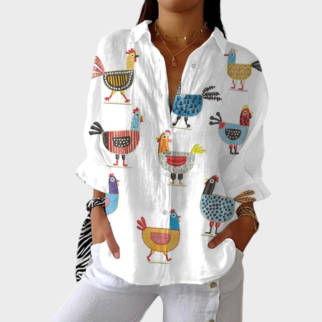 Helen | Gedruckte Bluse
