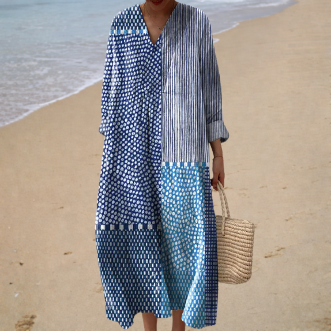 Diana | Flatterndes Sommerkleid mit Print