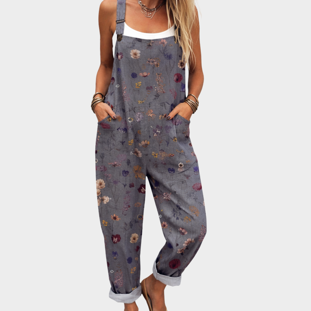 Amanda | Bequemer bedruckter Jumpsuit