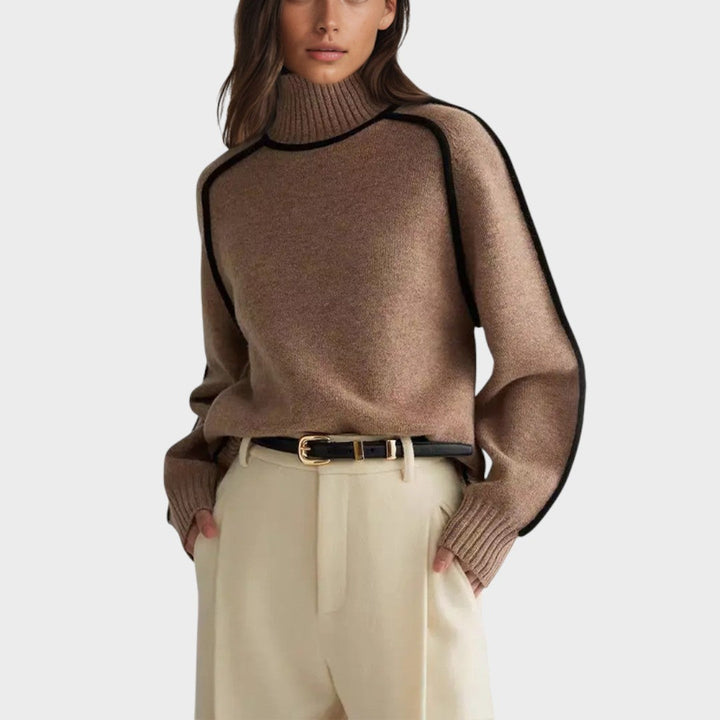 Julieta | Pullover mit hohem Kragen