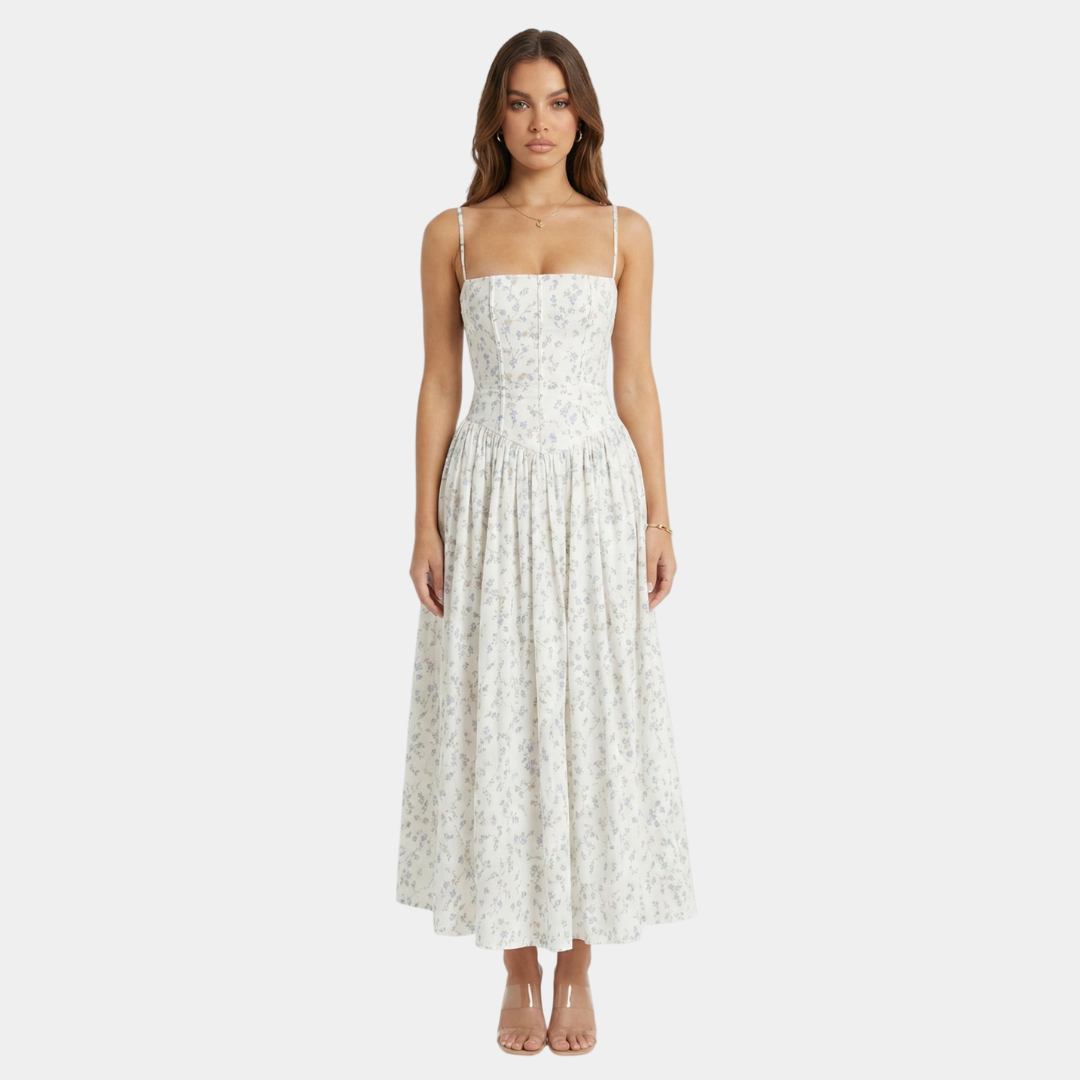 Oriane | Florales Maxikleid