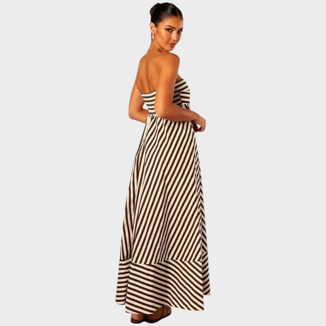 Mira | Trägerloses Maxikleid