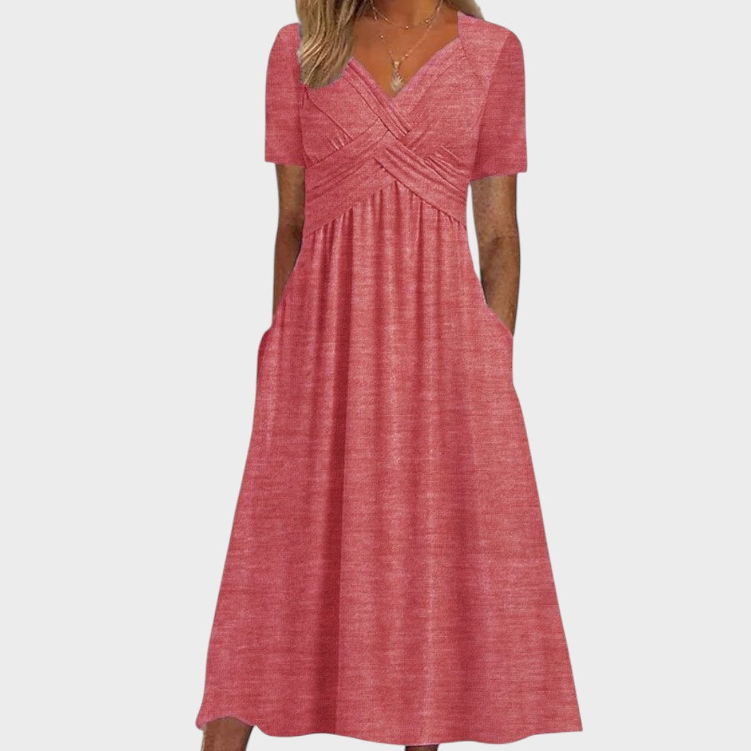 Eva | Lässiges Midi-Kleid