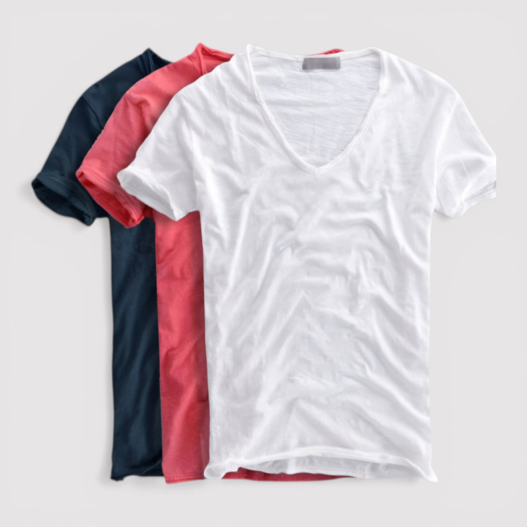 Niels™ | T-Shirt mit V-Ausschnitt