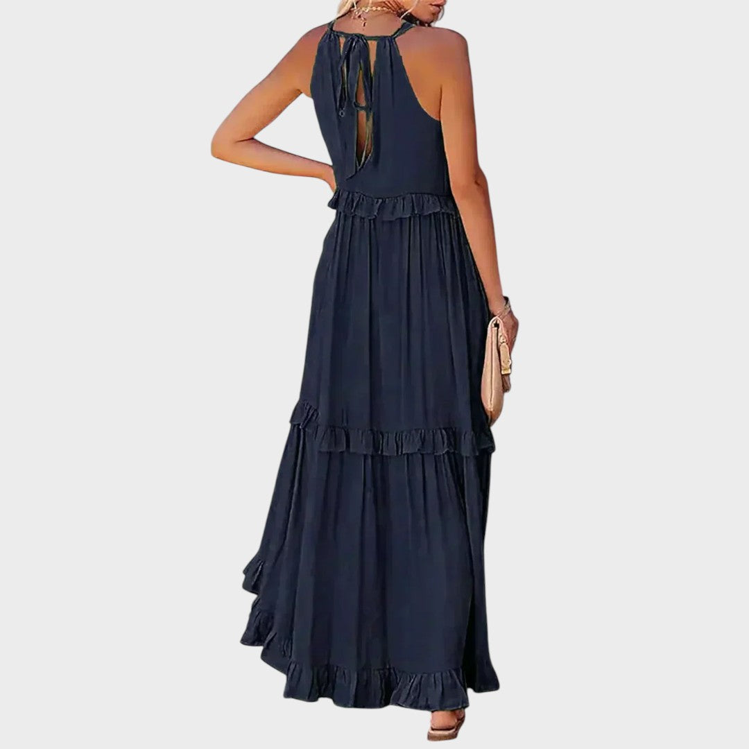 Landry | Ärmelloses Kleid mit Rüschendetails