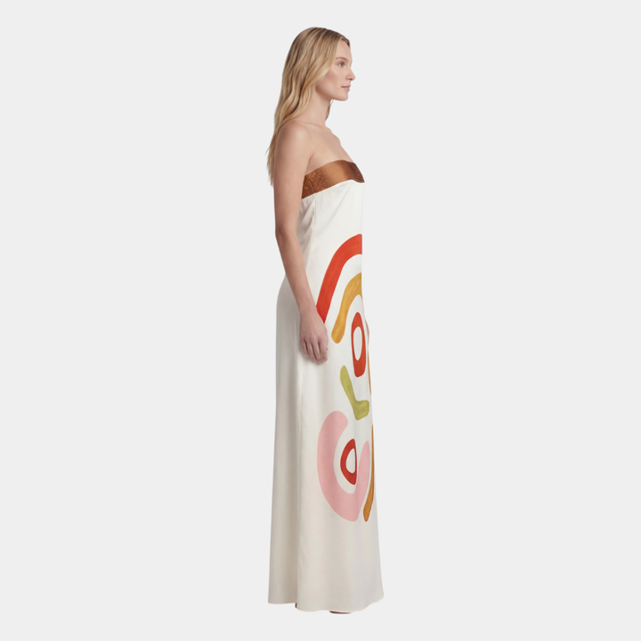 Penelope | Damen Cut-Out Midi Kleid