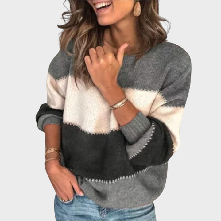 Marília | Strickpullover mit Streifen