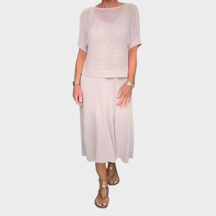 Liza | Kleid mit Strickoberteil