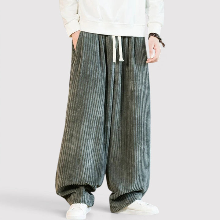 Marco™ | Weite-Hose mit gerippter Textur