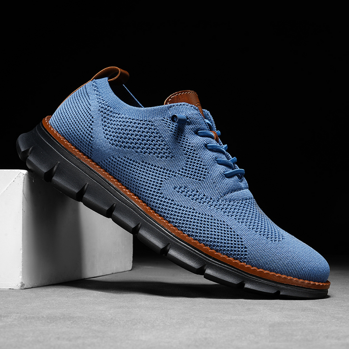 Bruno™ | Sportlicher Sneaker Blau/Schwarz