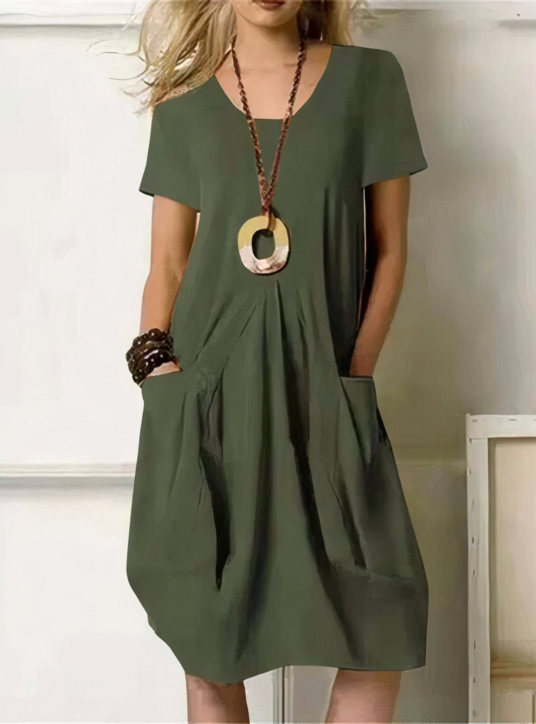 Oriane | Fluid Casual Maxi-Kleid