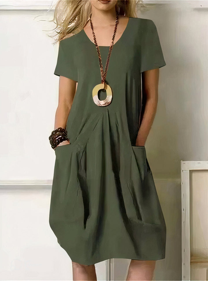Oriane | Fluid Casual Maxi-Kleid