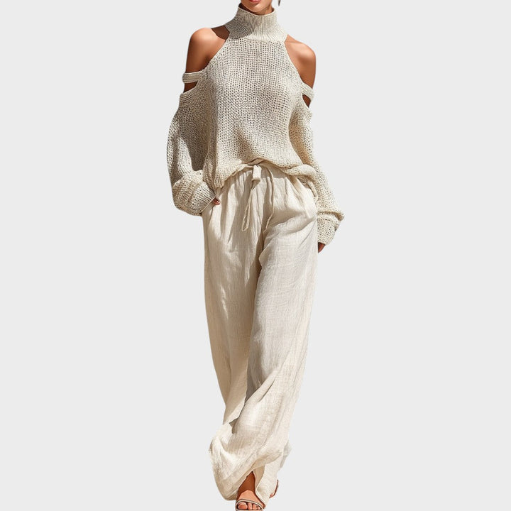 Camile | Modisches Strickset und Hose
