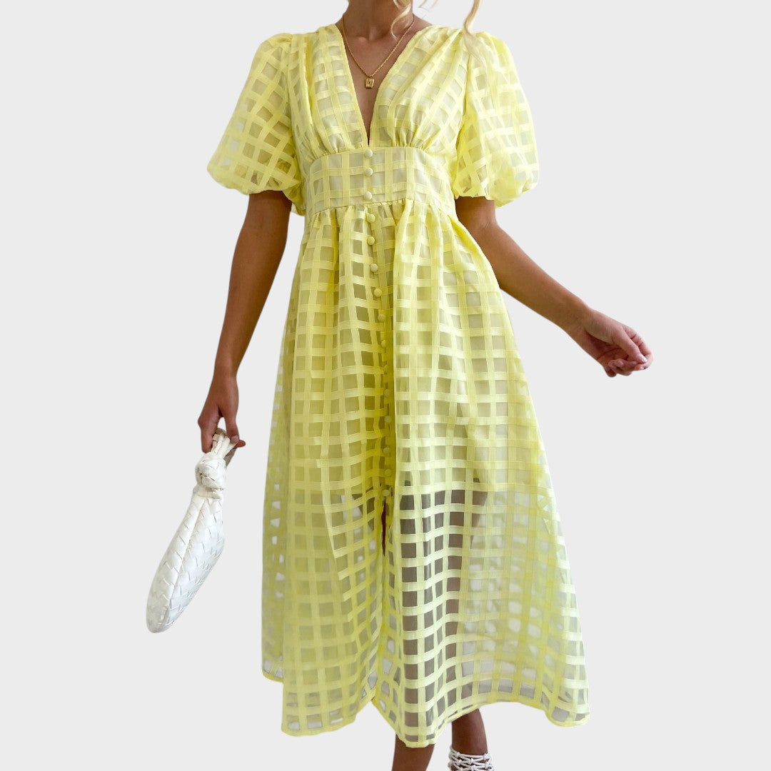 Julia | Spitzenkleid mit Glockenärmeln