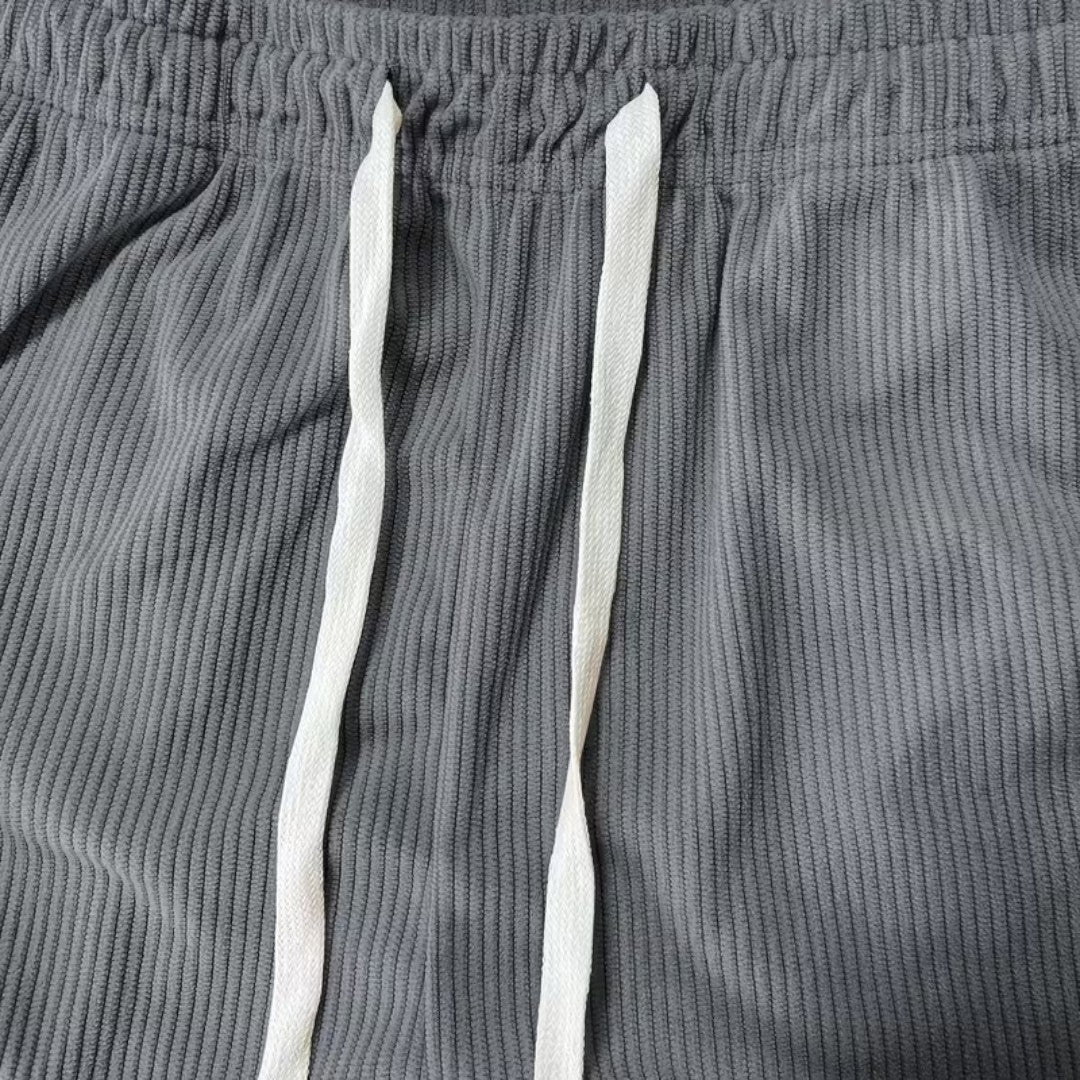 Gerrit™ | Strukturierte Shorts mit Kordelzugbund