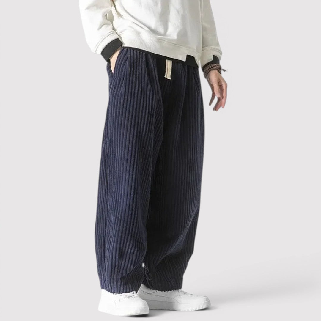 Marco™ | Weite-Hose mit gerippter Textur