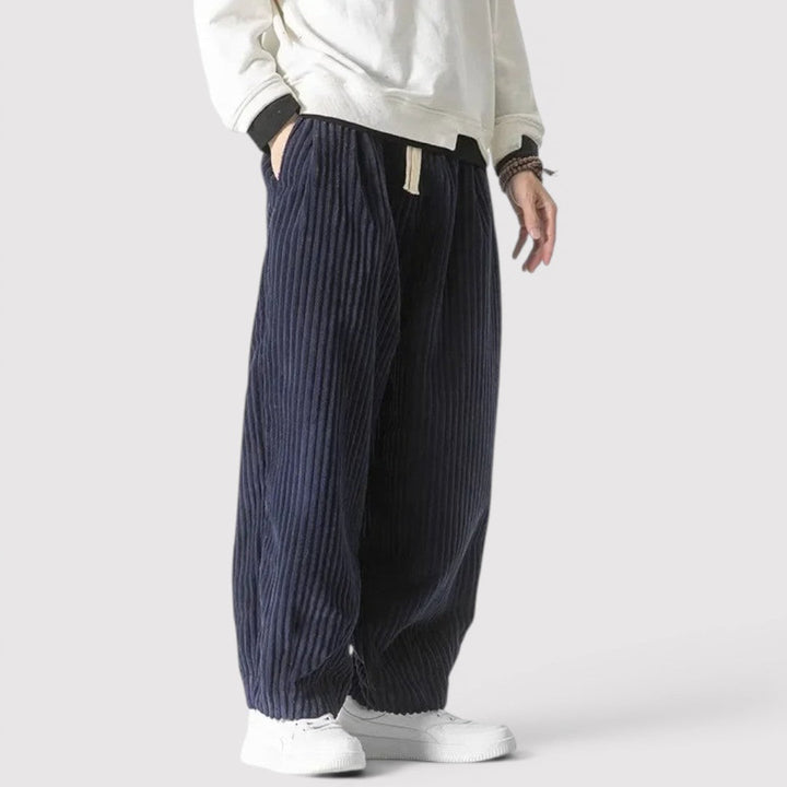 Marco™ | Weite-Hose mit gerippter Textur