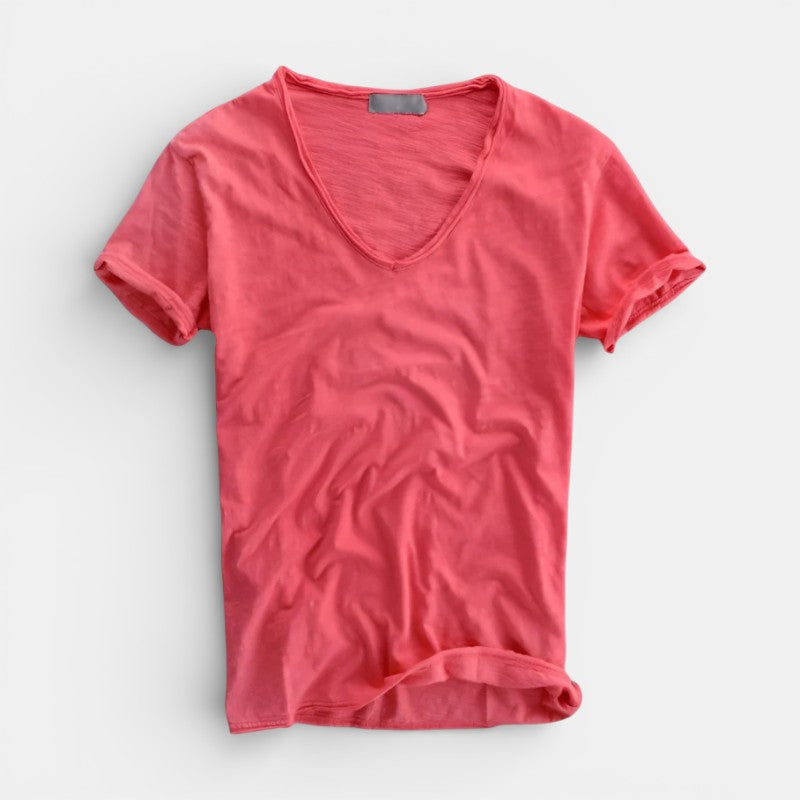 Meinhard™ | Weiches T-Shirt mit V-Ausschnitt