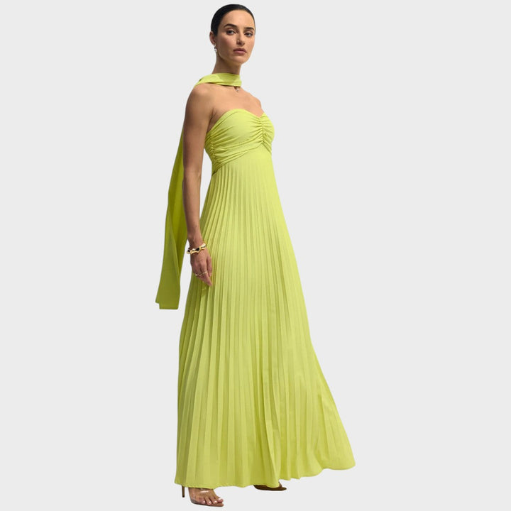 Rosalía | Strapless Faltenkleid
