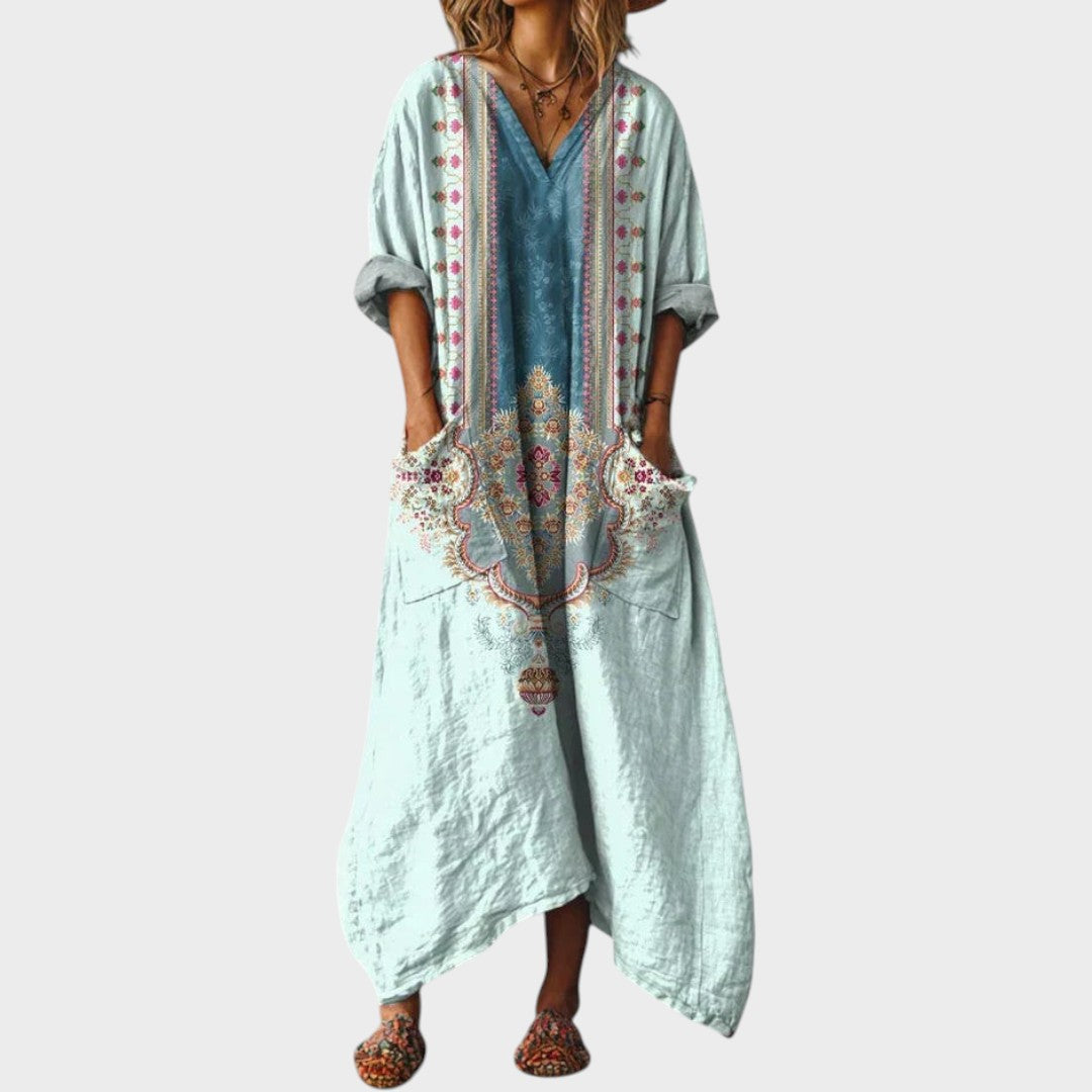 Milena | Weit geschnittener Boho-Jumpsuit