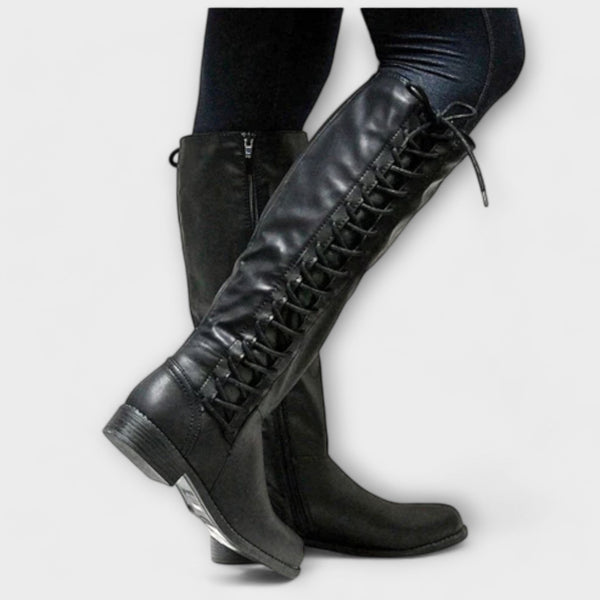 Milenne | Hohe Schnürstiefel