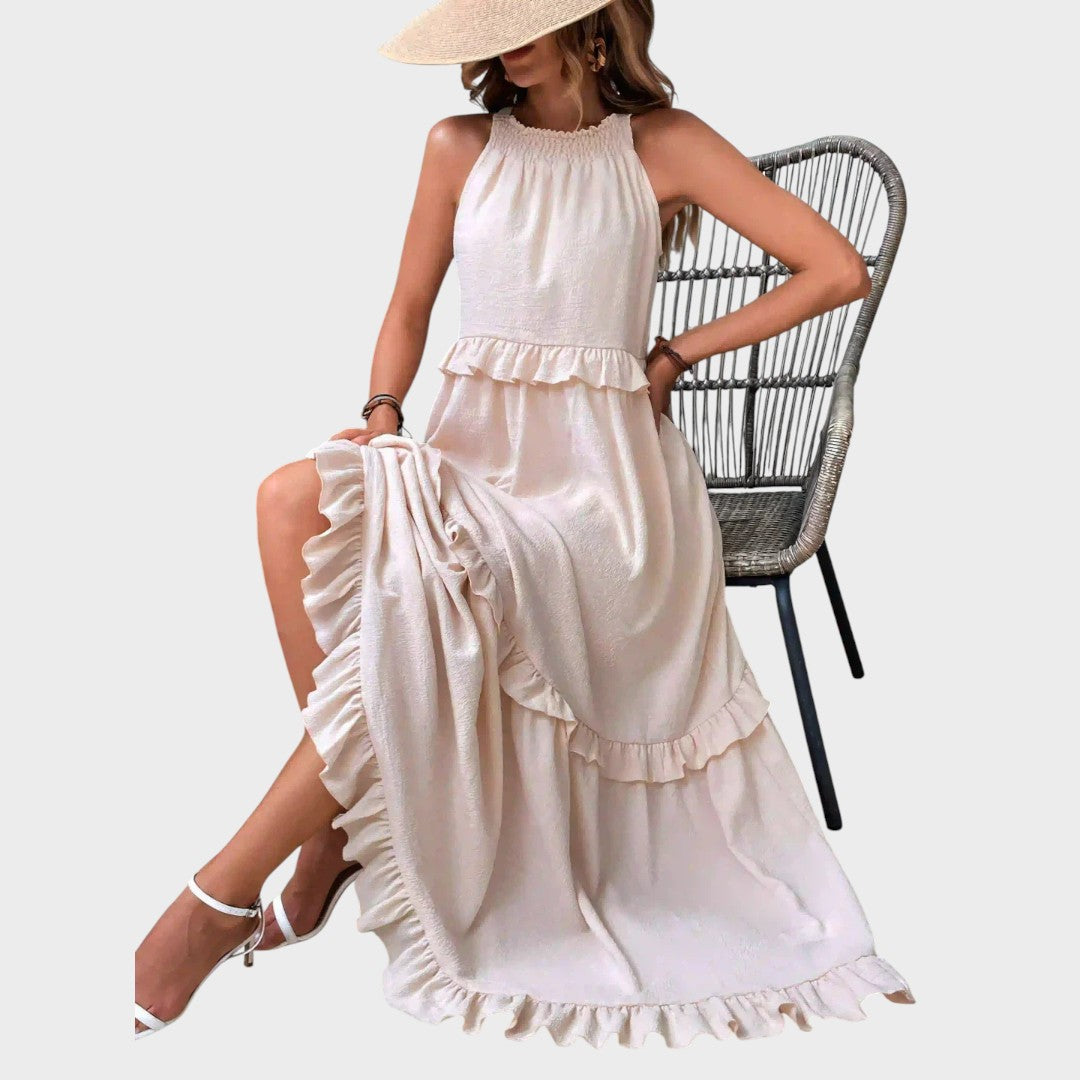 Landry | Ärmelloses Kleid mit Rüschendetails