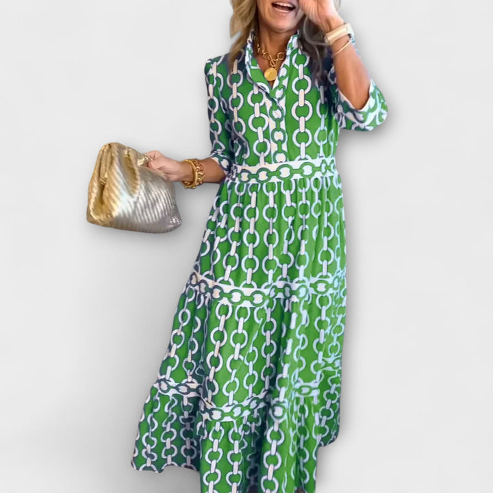 Jude | Midi-Kleid mit Dreiviertelärmeln