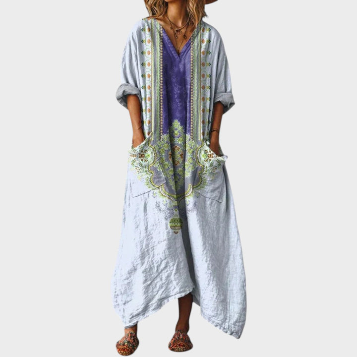 Milena | Weit geschnittener Boho-Jumpsuit