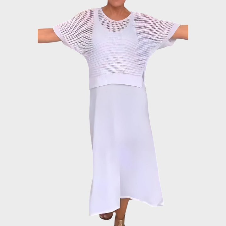 Liza | Kleid mit Strickoberteil