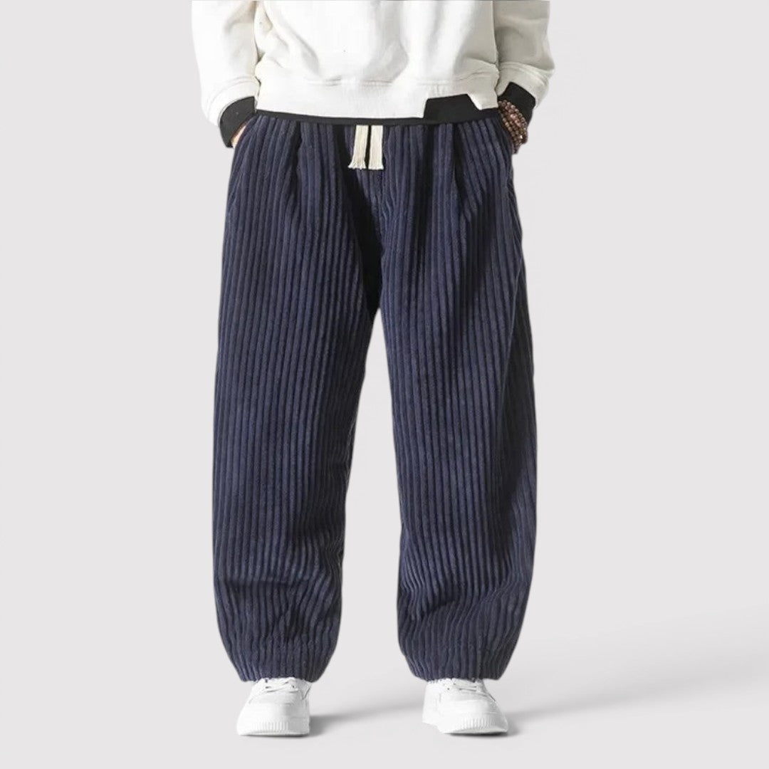 Marco™ | Weite-Hose mit gerippter Textur