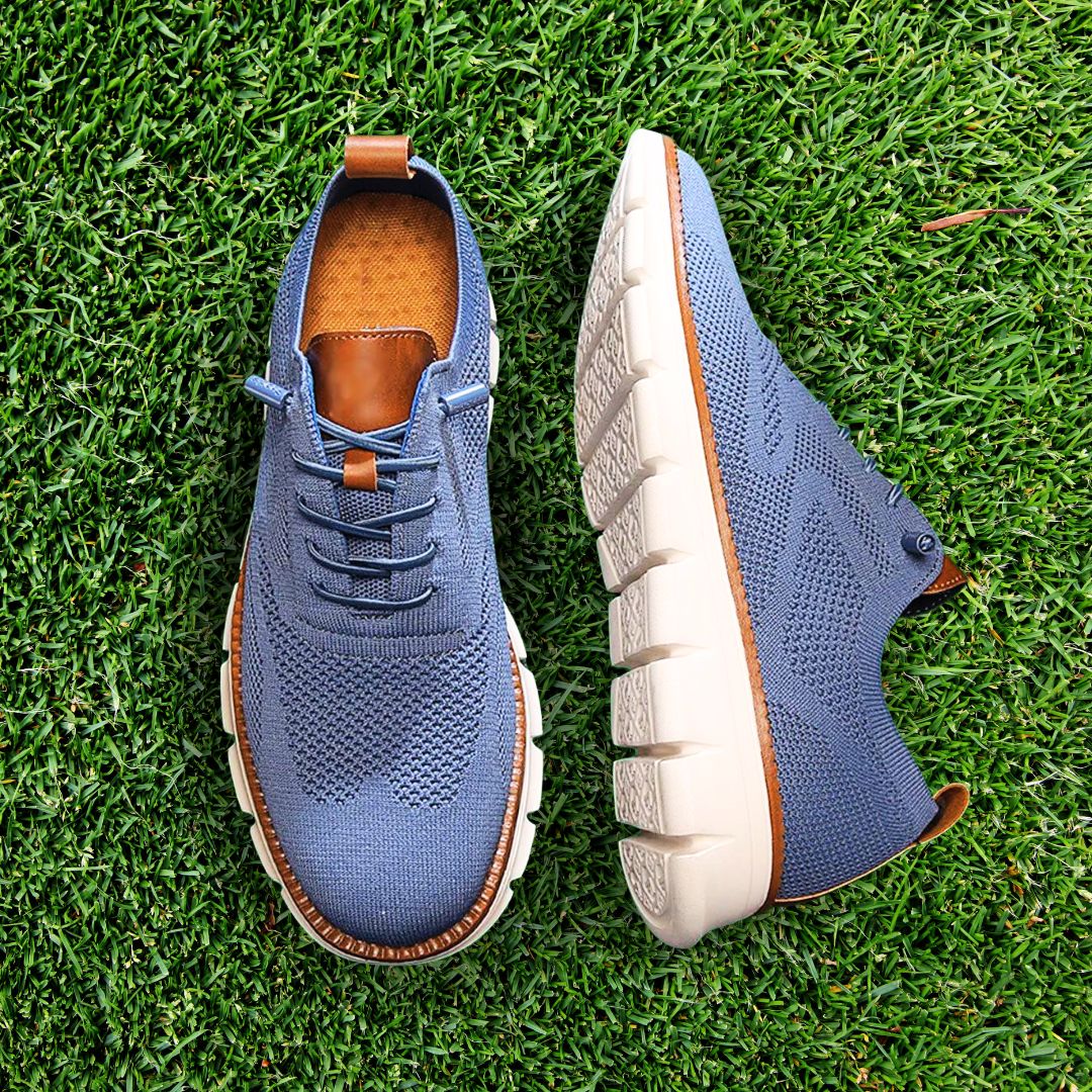 Florian™ | Leichter Sneaker Blau/Weiß