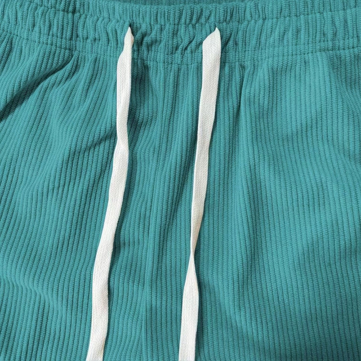 Gerrit™ | Strukturierte Shorts mit Kordelzugbund