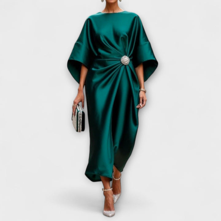 Liora | Luxuriöse Satin-Maxikleider mit Pailletten