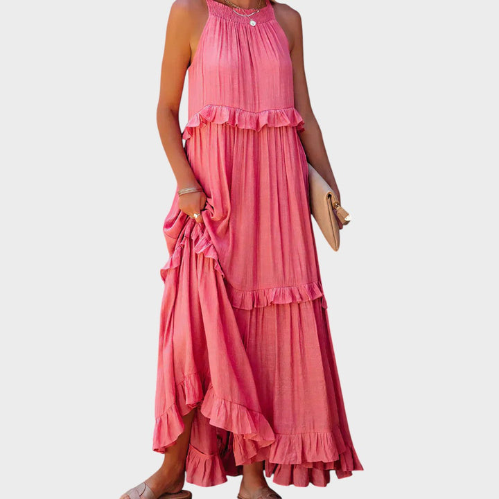 Landry | Ärmelloses Kleid mit Rüschendetails