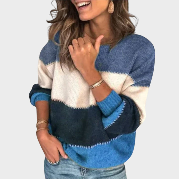 Marília | Strickpullover mit Streifen