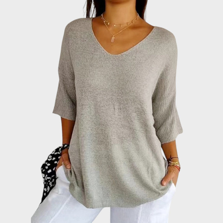 Filipa | V-Ausschnitt Pullover